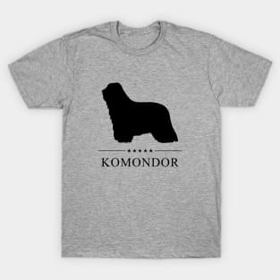 Komondor Black Silhouette T-Shirt